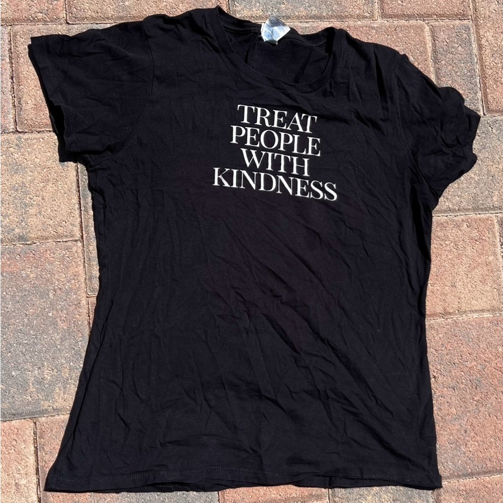 Harry Styles “Treat People With Kindness” Black Graphic T-Shirt